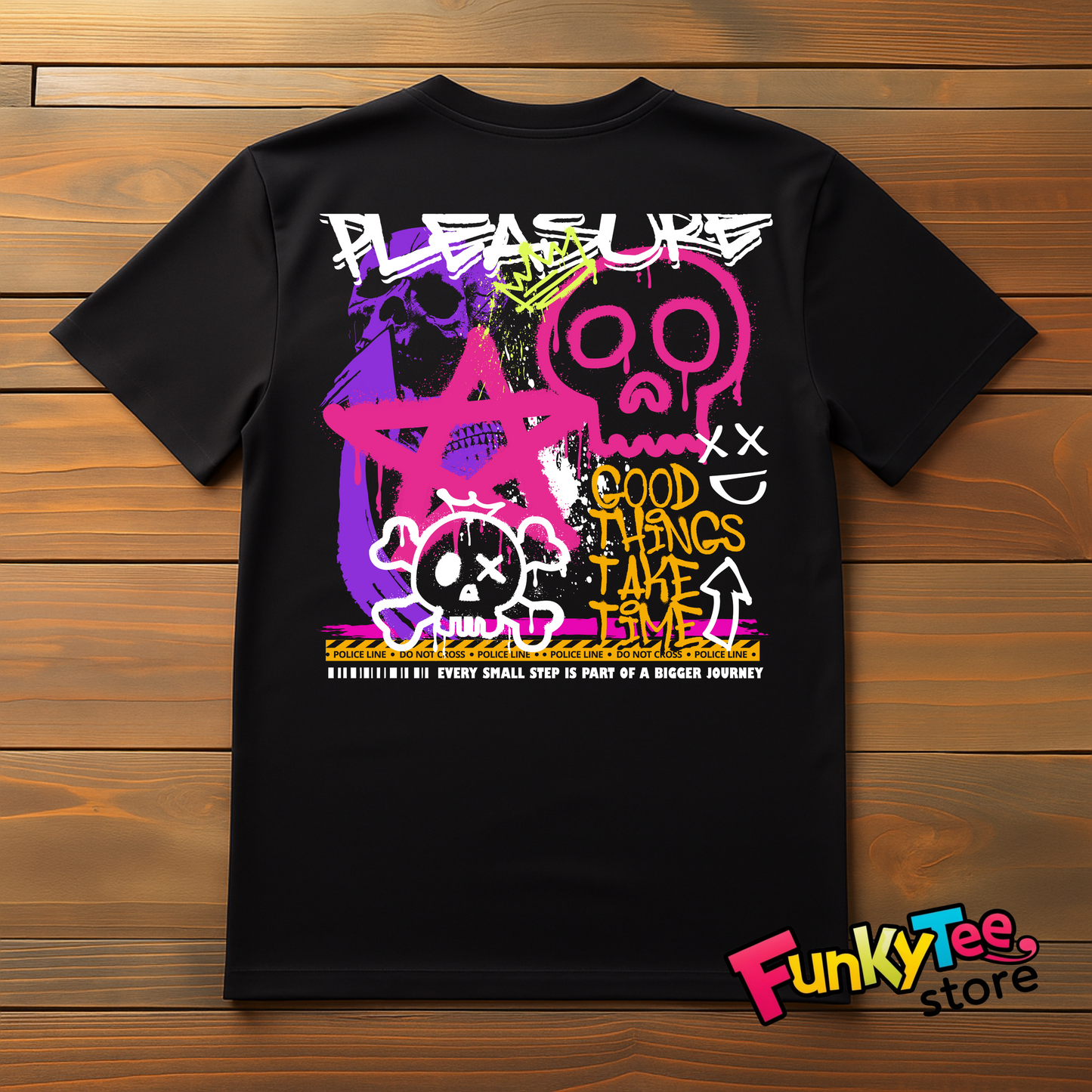 Good Things Take Time” Graffiti Tee