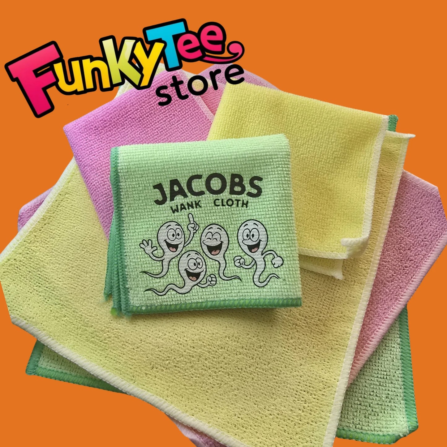 Wank Wipe Adults After Sex RUDE Cum Willy Cloth