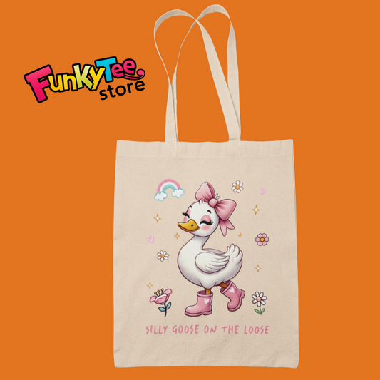 Goose Tote Bag (SILLY GOOSE ON THE LOOSE)
