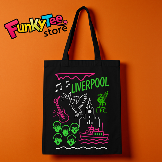 Liverpool Funky Tote Bag