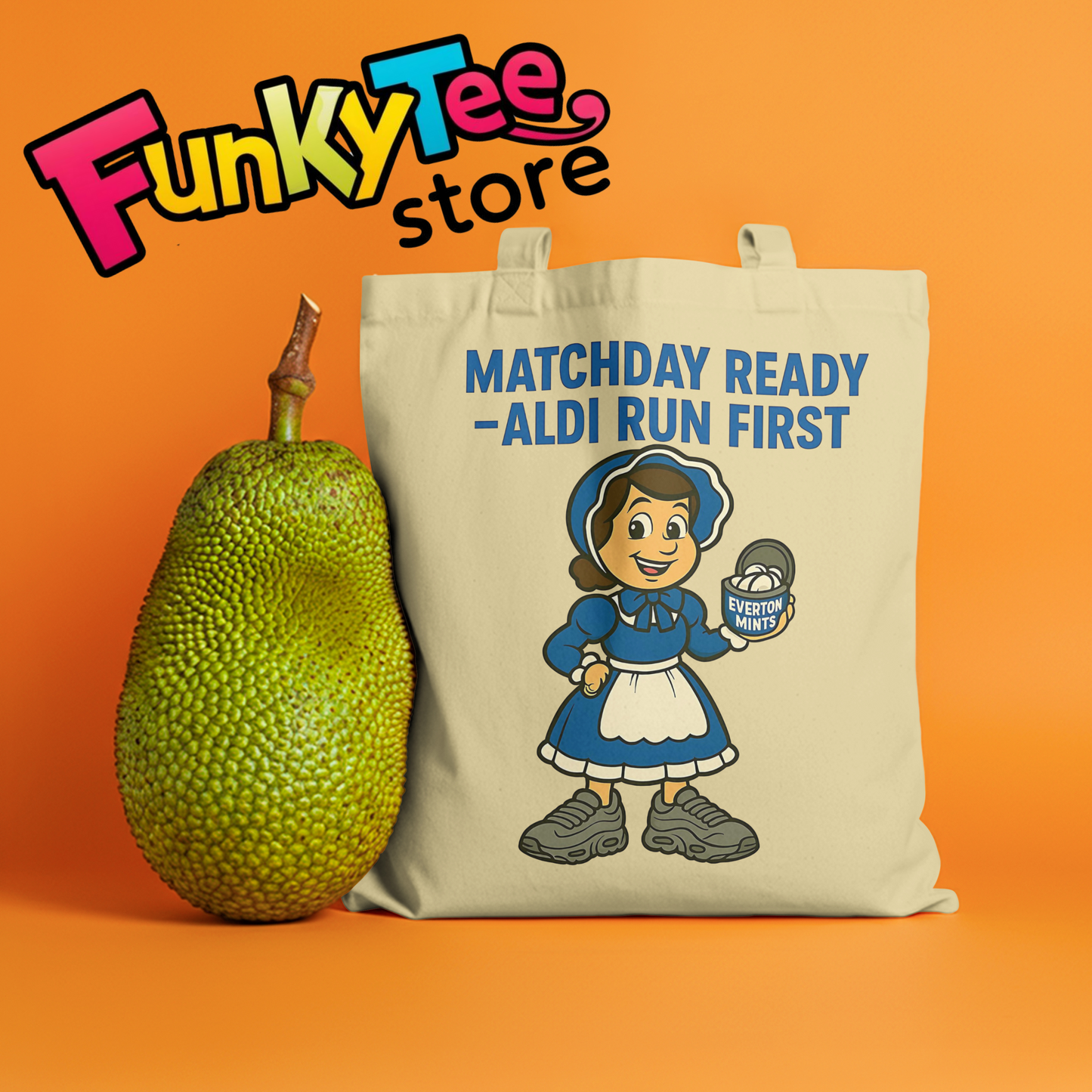 “Aldi Run First” Tote Bag